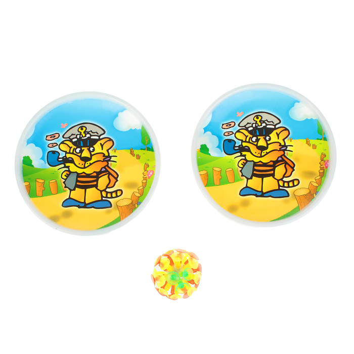 Игра "Кидай-лови", 2 ловушки, мяч-присоска, МИКС