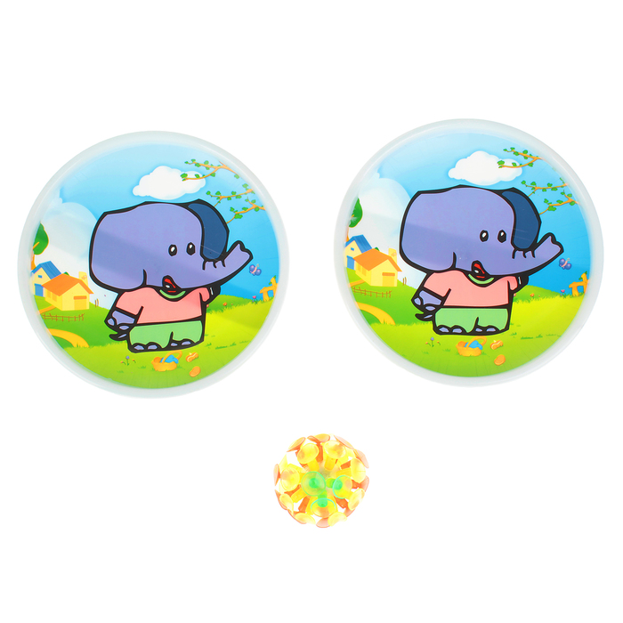 Игра "Кидай-лови", 2 ловушки, мяч-присоска, МИКС