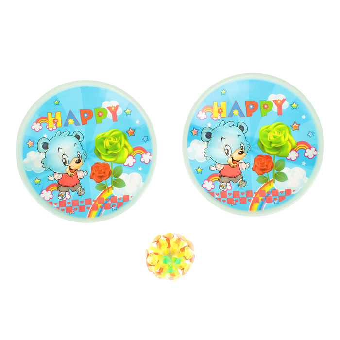 Игра "Кидай-лови", 2 ловушки, мяч-присоска, МИКС