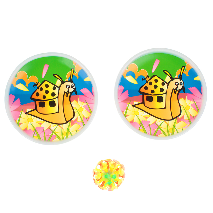 Игра "Кидай-лови", 2 ловушки, мяч-присоска, МИКС