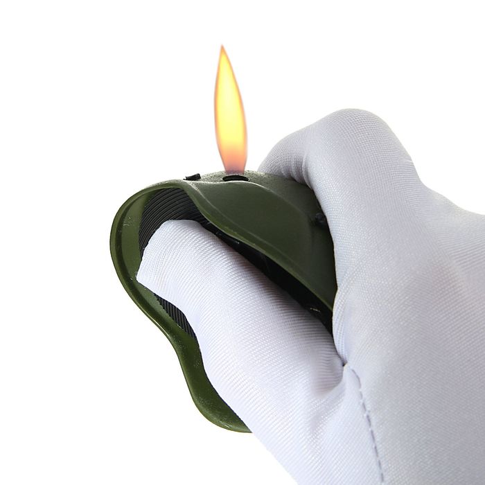 Зажигалка «Каска Police», газ, 5х6 см, микс