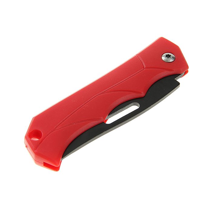 Нож перочинный лезвие clip-point черное 6,5см, рукоять Полосы микс, 15см