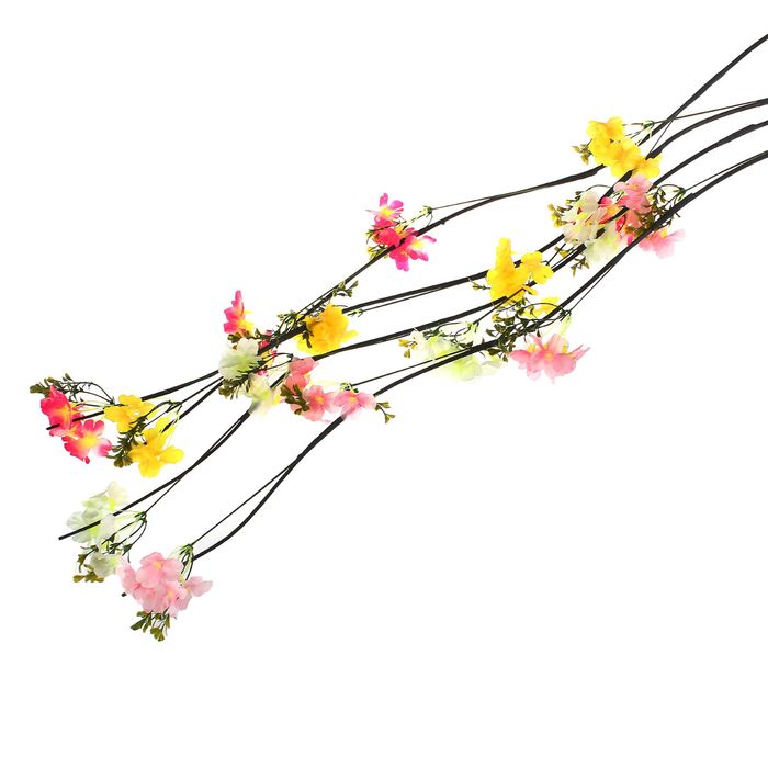 Декоративная ветка "Лёгкий цветок" микс