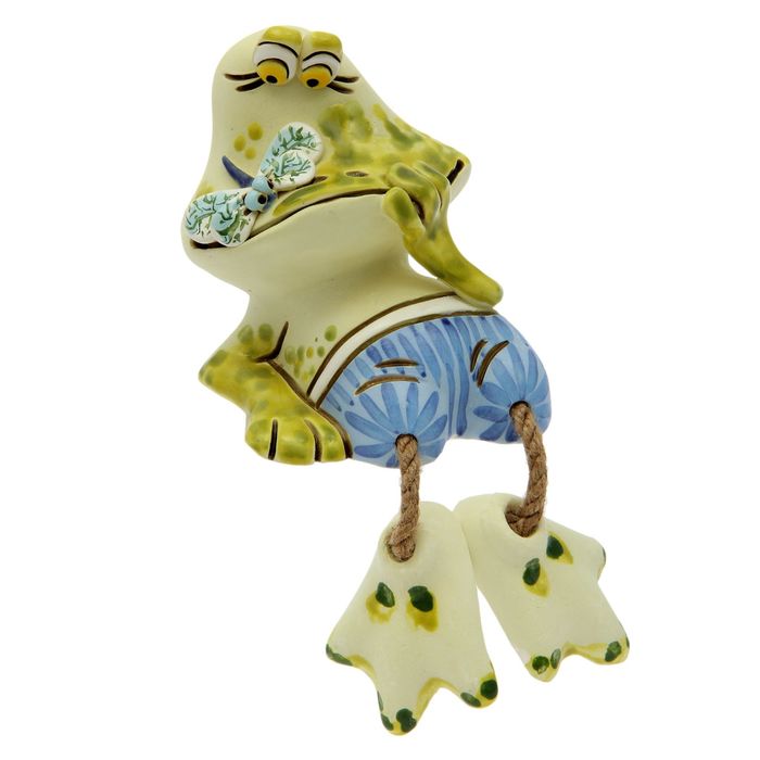 Копилка "Жаба со стрекозой"