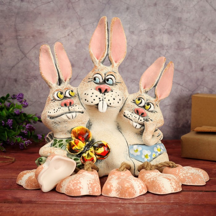 Копилка "Троица зайцев"