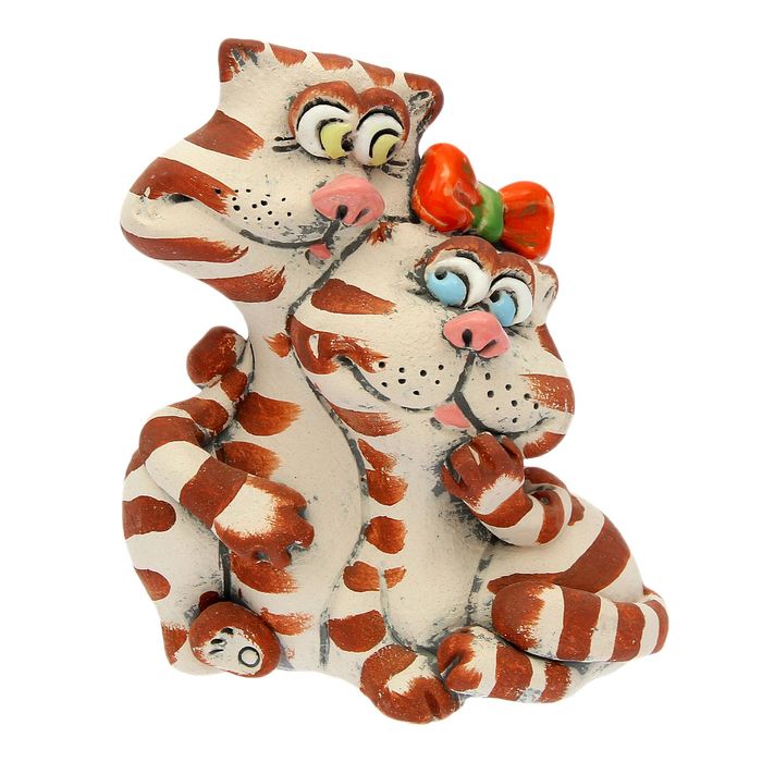 Копилка "Коты семья", микс