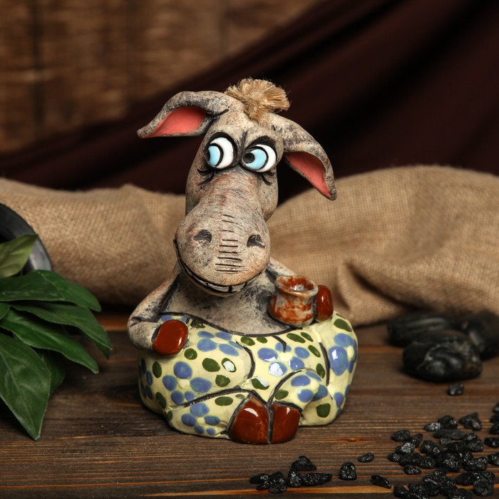 Копилка "Скромный ослик", микс