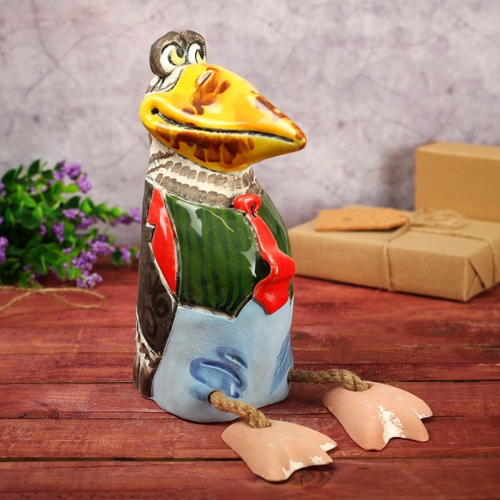 Копилка "Учёный ворон", микс