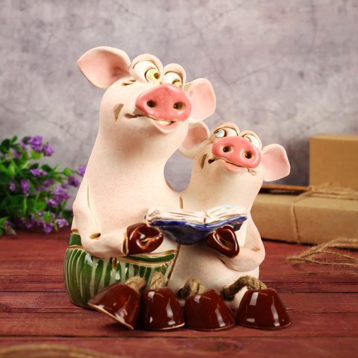 Копилка "Парочка свинок №2"