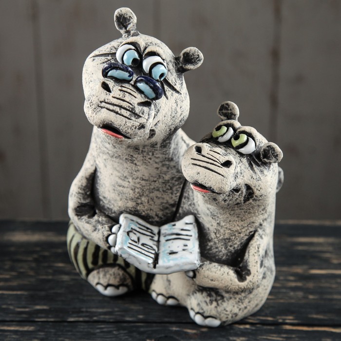 Копилка "Бегемоты"