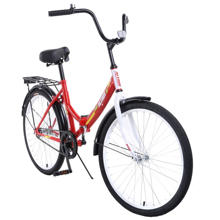 Велосипед 24" Altair City 24, 2017, цвет красный, размер 16"