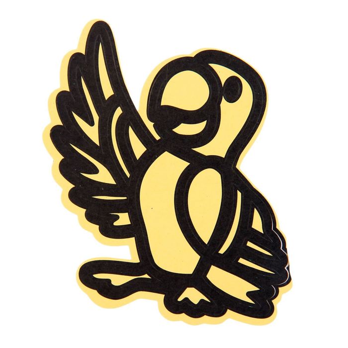 Фреска в открытке "Поздравляю!" + блёстки