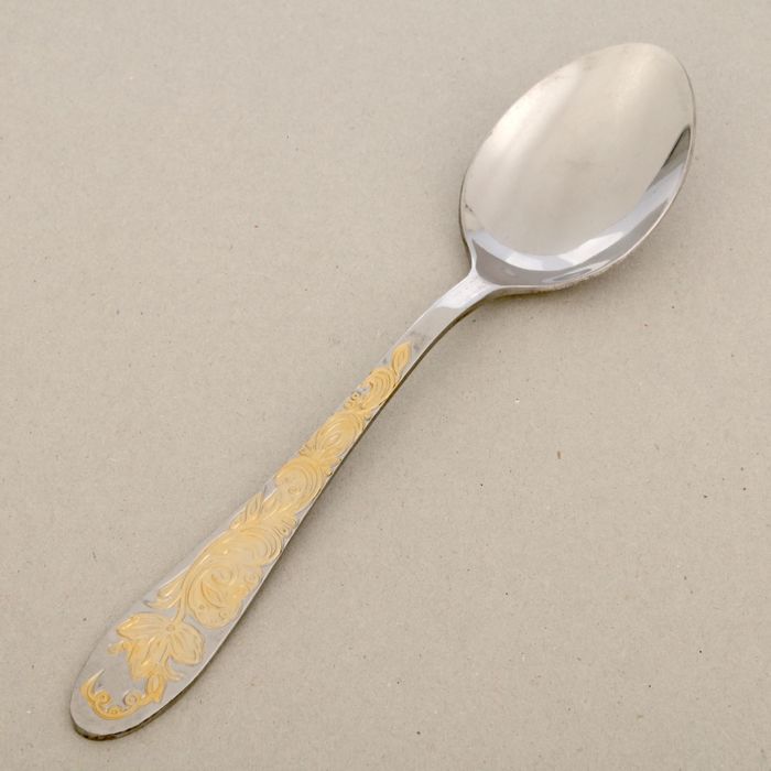 Ложка столовая (с золотом)