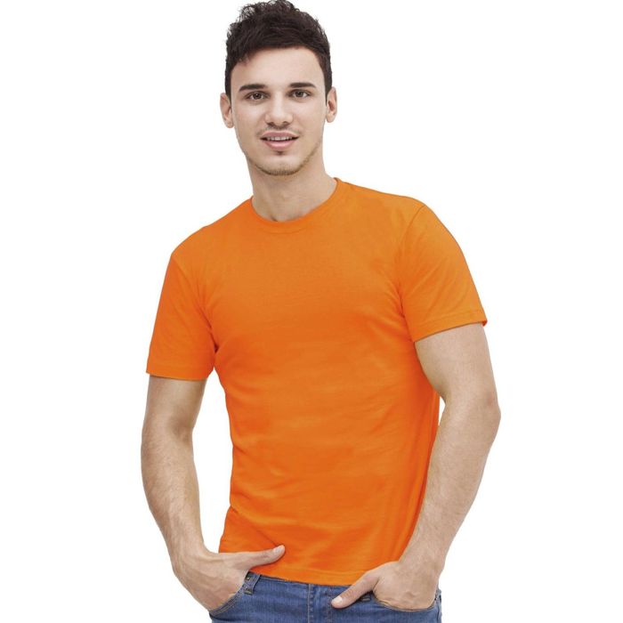 Футболка мужская StanAction, размер 54, цвет оранжевый 160 г/м