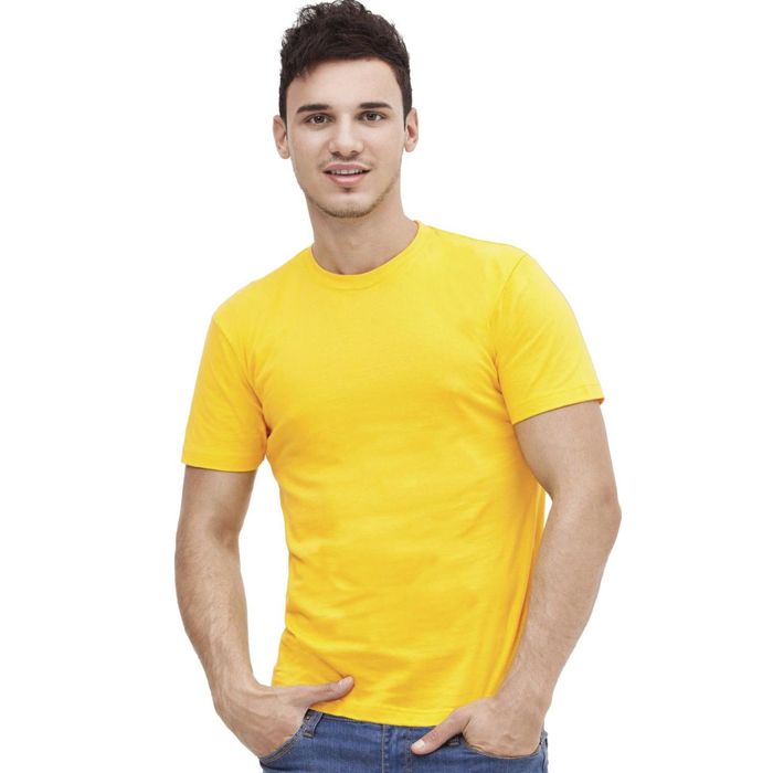 Футболка мужская StanAction, размер 50, цвет жёлтый 160 г/м