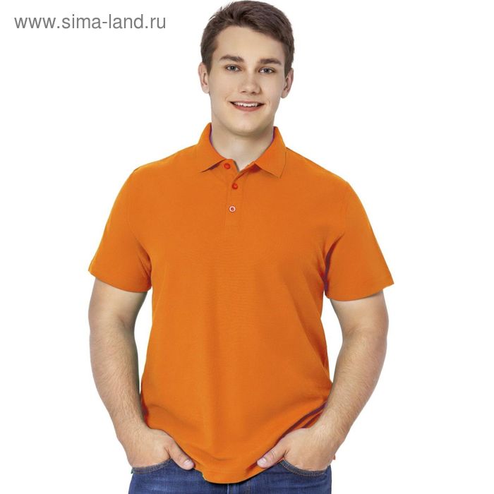 фото Рубашка мужская, размер 44, цвет оранжевый stan