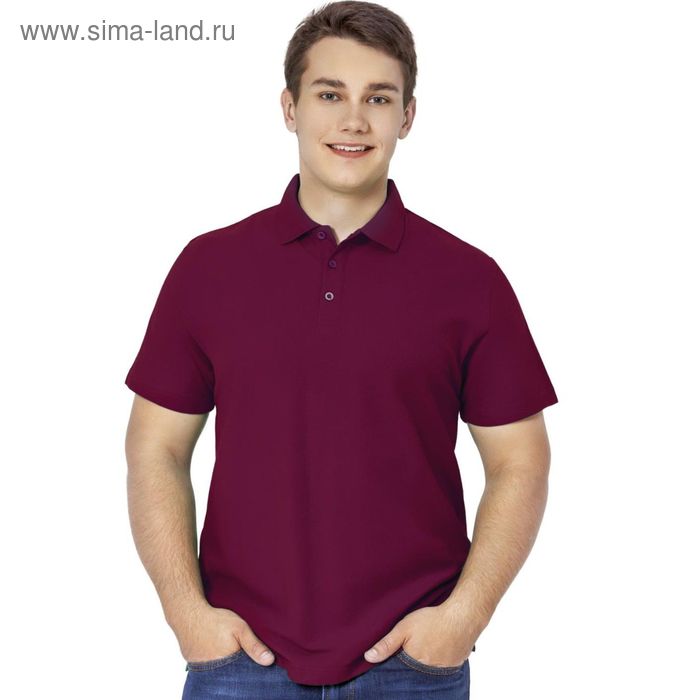 фото Рубашка мужская, размер 50, цвет винный stan