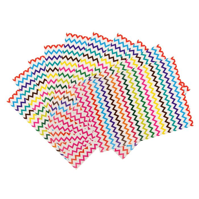 Картон "Зигзаг" (набор 10 листов) плотность 250 гр формат А4