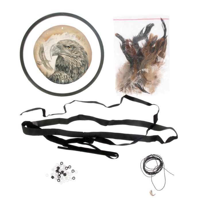 Набор для изготовления ловца снов "Орёл" 20х20 см