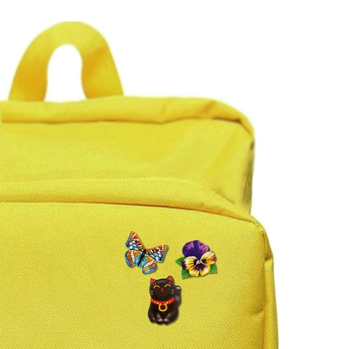 Открытка со значком "На удачу"