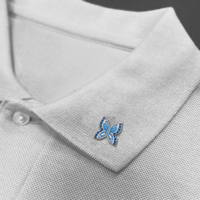 Открытка со значком "На счастье и удачу"