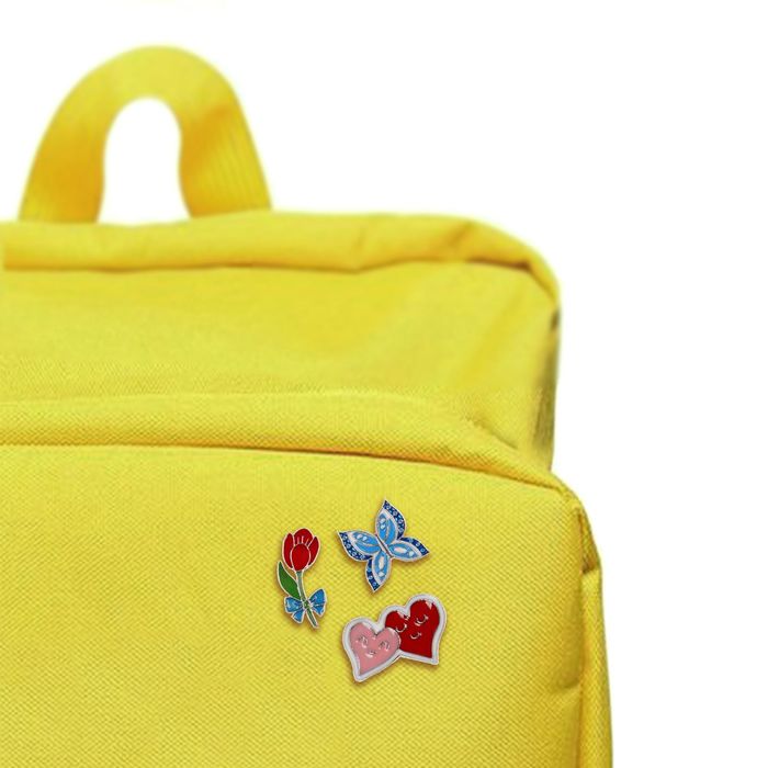 Открытка со значком "На счастье и удачу"