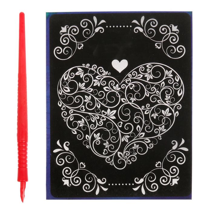 Открытка с цветами и гравюрой "Любимой бабушке"