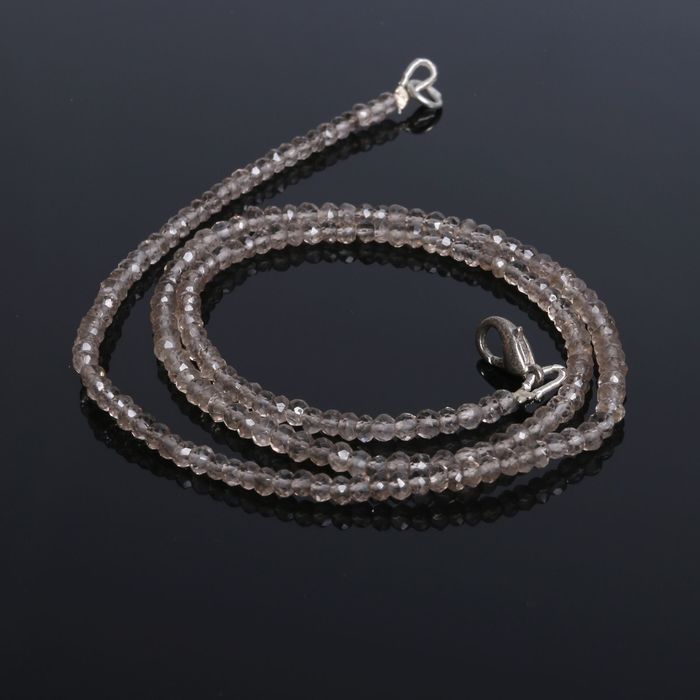 Бусы "Индийский топаз" цвет коричневый, 45см