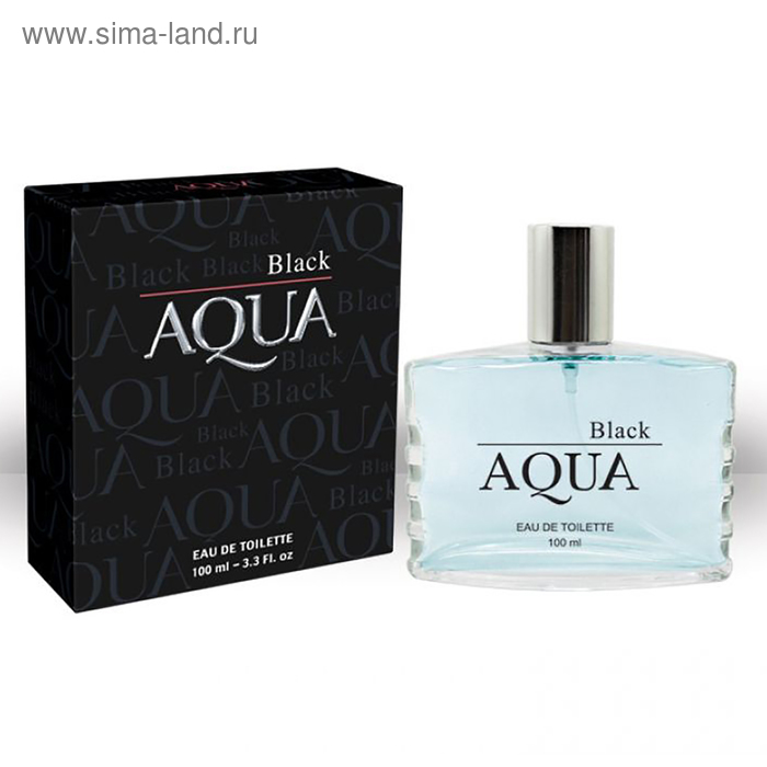 Туалетная вода мужская Aqua Black, 100 мл