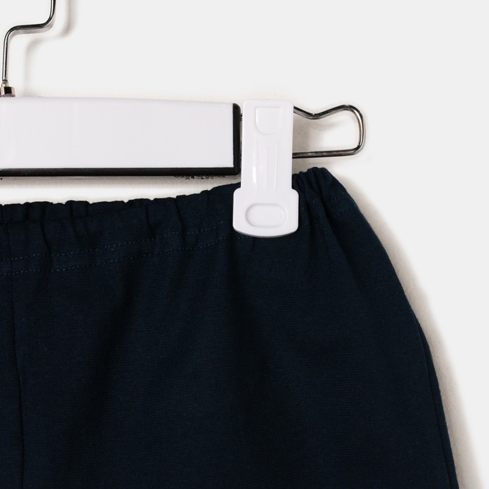 Комплект для мальчика (футболка, шорты), цвет тёмно-синий, рост 152 (40) см