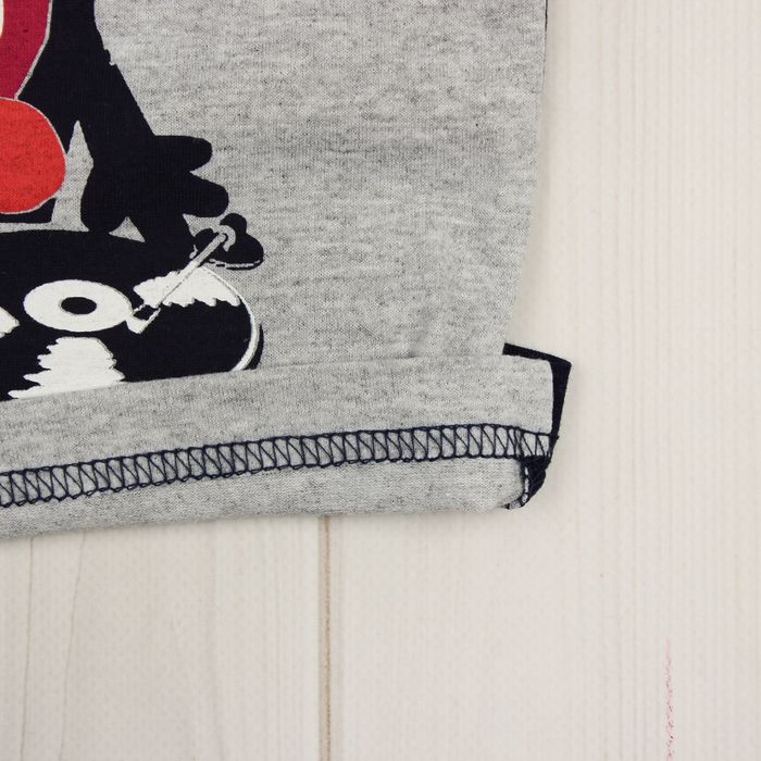 Костюм для мальчика (джемпер+шорты), рост 86-92 см, цвет тёмно-синий