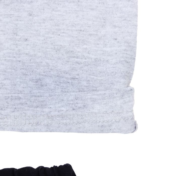 Костюм для мальчика (джемпер+шорты), рост 122-128 см, цвет серый