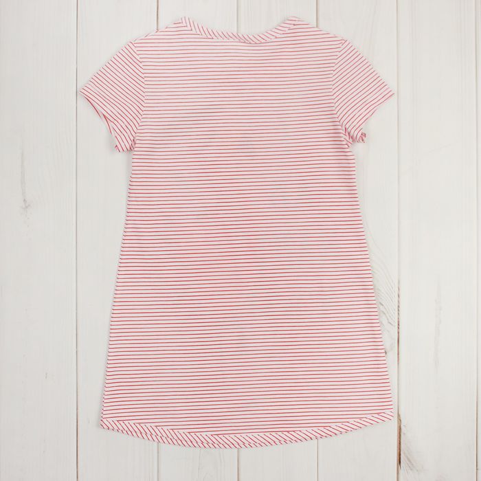 Сорочка для девочки "Счастлива навсегда", рост 98 (26) см, цвет розовый