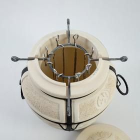 Тандыр "Сармат Есаул" h-82 см, d-54, 8 шампуров, кочерга, совок от Сима-ленд