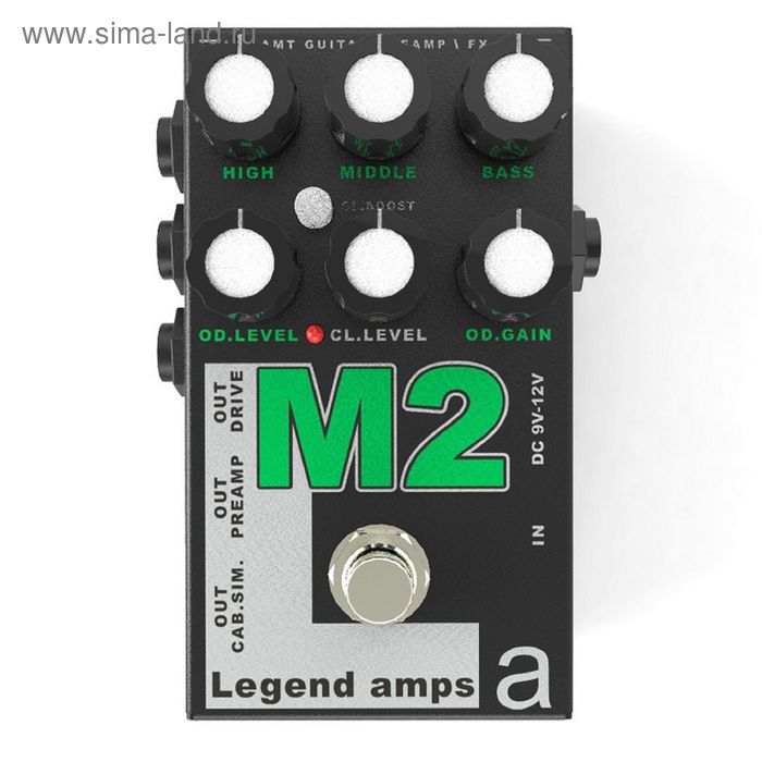 Двухканальный гитарный предусилитель AMT Electronics M-2 Legend Amps 2