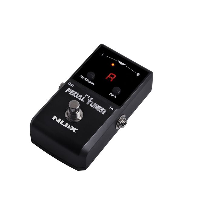 Тюнер педальный Cherub NUX-PT6,  диапазон A0(27.5Hz)~C8(4186Hz Питание 9В
