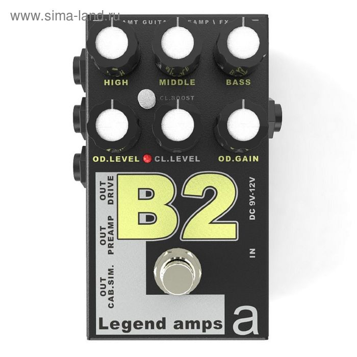 Двухканальный гитарный предусилитель AMT Electronics B-2 Legend Amps 2