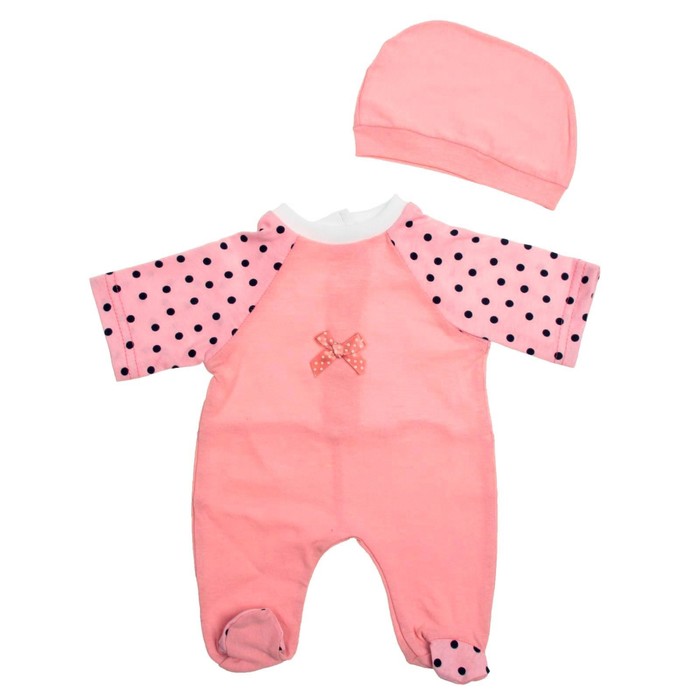 Одежда для кукол "Комбинезон закрытый +шапочка"