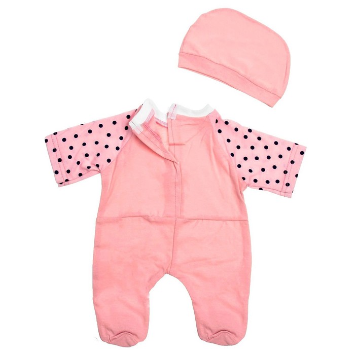 Одежда для кукол "Комбинезон закрытый +шапочка"