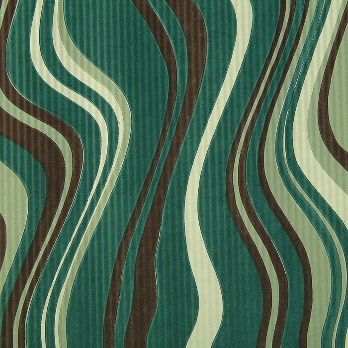 Бумага упаковочная крафт "Мерцание", зелено-коричневый, 0.5 х 10 м