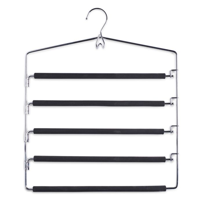 Вешалка для одежды ZELLER, 5 ярусов, металл, силикон