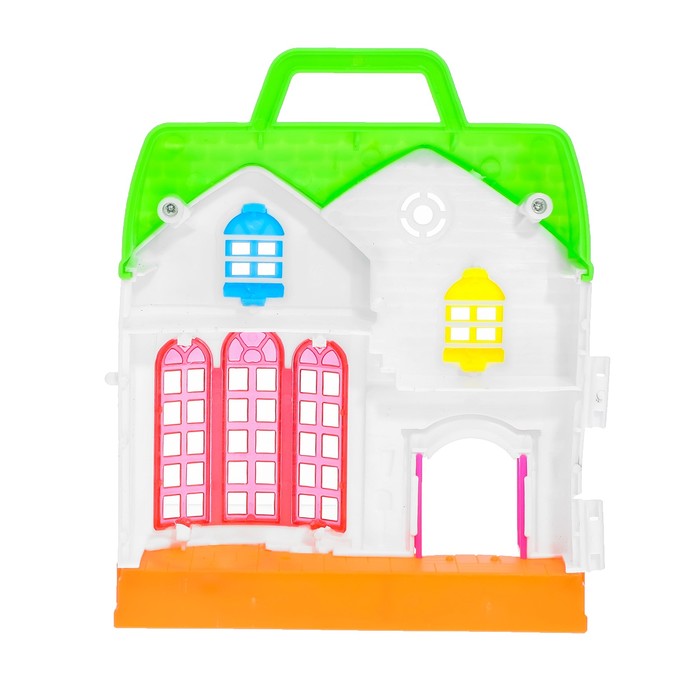 Дом для кукол "Семья" с фигурками, МИКС