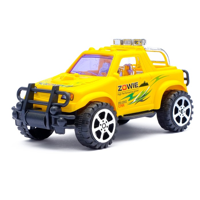 Машина инерционная "Джип триал", цвета МИКС