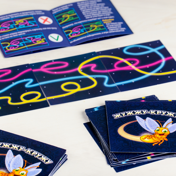 Настольная игра на скорость "Жужжу-кружу"