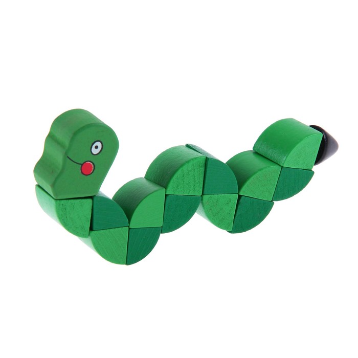 Головоломка - змейка " Гусеничка"