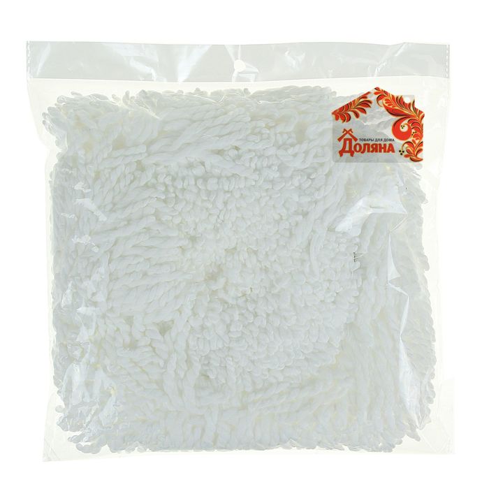 Насадка на швабру, для мытья окон и стеклянных поверхностоей, букли, цвет МИКС