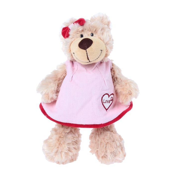 Мягкая игрушка "Мишка Миа в Одежде", 19 см