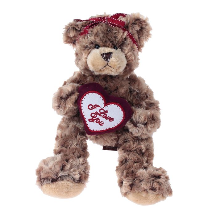 Мягкая игрушка "Мишка Рита с Сердцем", 23 см