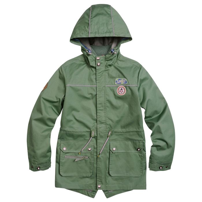 Плащ для мальчиков, рост 146 см, цвет хаки