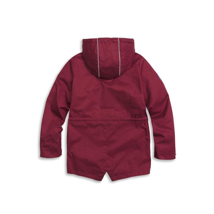 Плащ для мальчиков, рост 134 см, цвет бордовый